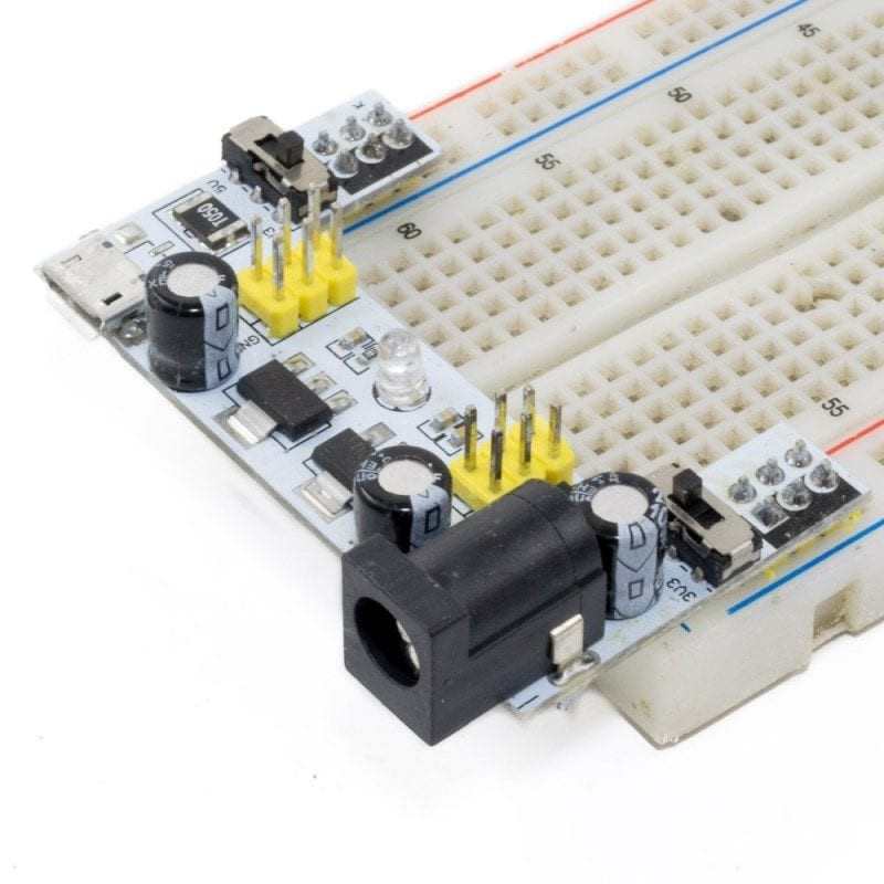 Fuente para protoboard con mini USB - Imagen 4