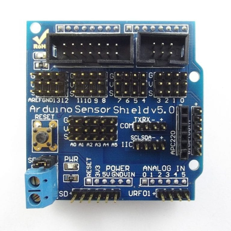Sensor Shield v5 para Arduino UNO - Edubotics Perú
